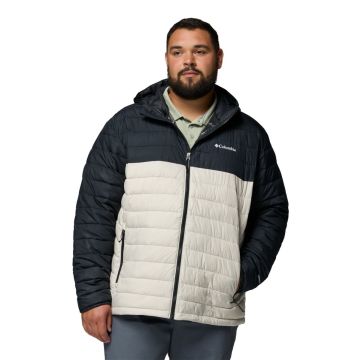 Kurtka ocieplana męska Columbia Powder Lite™ II Hooded Jacket Nadrozmiar - Dark Stone, Black 1
