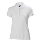 Koszulka szybkoschnąca damska Helly Hansen Crewline Polo - White 1