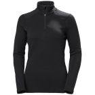Longsleeve z merynosa damski Helly Hansen W LIFA MERINO MIDWEIGHT 1/2 ZIP - Black 1