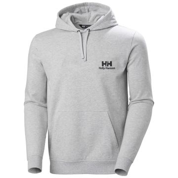 Bluza bawełniana męska Helly Hansen NORD GRAPHIC PULL OVER HOODIE - Grey Melange 2 1