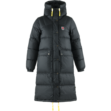 Płaszcz puchowy damski Fjallraven Expedition Long Down Parka - Black 1