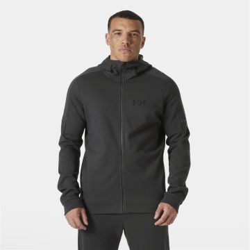 Bluza bawełniana męska Helly Hansen HP Tech Sweat Full-Zip Hooded Jacket - Ebony 1