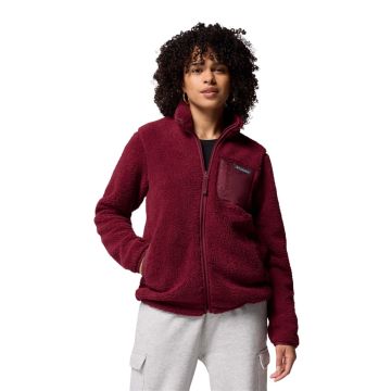 Bluza polarowa damska Columbia West Bend™ Full Zip II - Rich Wine 1