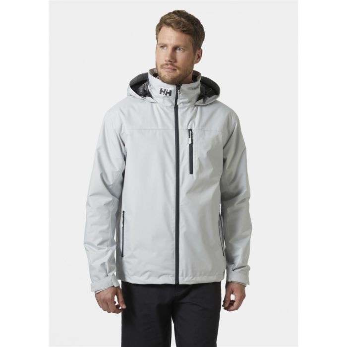 Helly Hansen CREW HOODED MIDLAYER JACKET 2 - Grey Fog