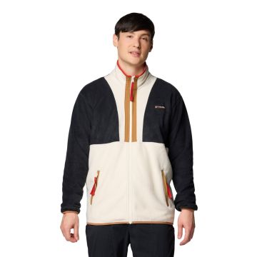 Polar męski Columbia Backbowl™ II Full Zip Fleece - Black, Chalk 1