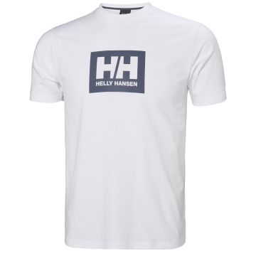 Koszulka bawełniana męska Helly Hansen HH Box T 2.0 - White 1