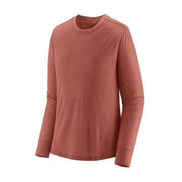 Longsleeve termoaktywny damski Patagonia LS Capilene® Cool Merino Shirt - Potters Red 1
