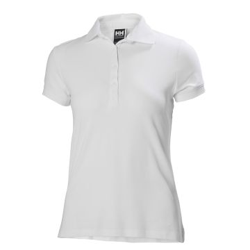 Koszulka szybkoschnąca damska Helly Hansen Crewline Polo - White 1
