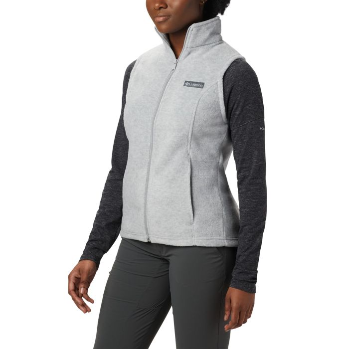 Kamizelka polarowa damska Columbia Benton Springs™ Vest - Cirrus Grey Heather