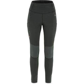 Spodnie trekkingowe damskie Fjallraven Abisko Värm Trekking Tights - Black/Iron Grey 1