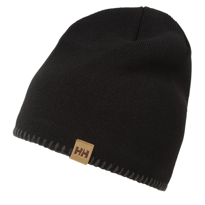 Helly Hansen MOUNTAIN BEANIE FLEECE LINED - Black/Grey