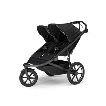 Wózek na każdy teren dla dwojga dzieci THULE Urban Glide 3 Double - Black 1