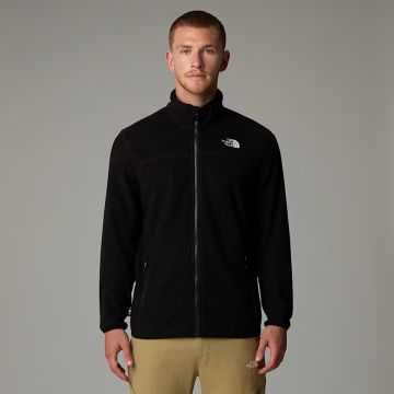 Bluza polarowa męska The North Face 100 Glacier FZ - TNF Black/NPF 1