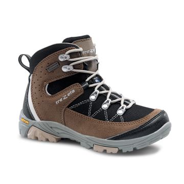 Buty turystyczne dziecięce Trezeta Cyclone WP Kid - Black/Brown 1
