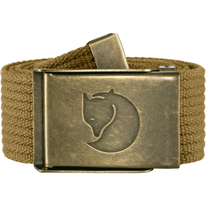 Fjallraven Canvas Brass Belt 4 cm - Buckwheat Brown