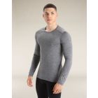 Koszulka termoaktywna męska Icebreaker Merino 200 Oasis LS Crewe - Gristone Htr 1