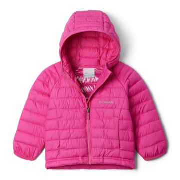 Kurtka ocieplana dziewczęca Columbia Powder Lite™ II Hooded Jacket - Pink Ice 1