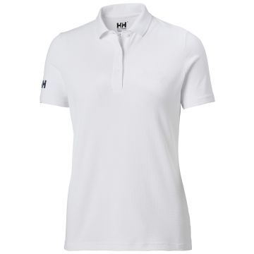 Koszulka szybkoschnąca damska Helly Hansen W TECH CREW POLO - White 1