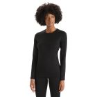 Koszulka termoaktywna damska Icebreaker Merino 200 Oasis LS Crewe - Black 1