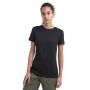 Koszulka termoaktywna damska Icebreaker Merino 150 Tech Lite III SS Tee - Black