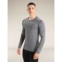 Koszulka termoaktywna męska Icebreaker Merino 200 Oasis LS Crewe - Gristone Htr