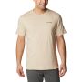 T-shirt bawełniany męski Columbia Barton Springs™ SS Graphic Tee - Ancient Fossil