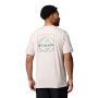 Koszulka szybkoschnąca męska Columbia Kwick Hike™ Back Graphic SS Tee - Dark Stone Hth