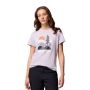 Koszulka szybkoschnąca damska Columbia Ruby Springs™ Graphic Fitted SS - Lavender Pearl, Get Hiked