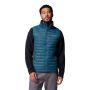 Kamizelka ocieplana męska Columbia Powder Pass™ Hybrid Vest - Everblue, Shark