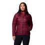Kurtka puchowa damska Columbia Corelite™ Down Hooded Jacket - Rich Wine