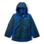 Kurtka narciarska chłopięca Lightning Lift™ IV Printed Jacket - Mountain Blue Tracks