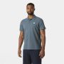 Koszulka bawełniana męska Helly Hansen TRANSAT POLO - Washed Navy