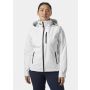 Kurtka żeglarska damska Helly Hansen CREW HOODED MIDLAYER JACKET 2 - White