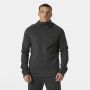 Bluza bawełniana męska Helly Hansen HP Tech Sweat Full-Zip Hooded Jacket - Ebony