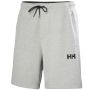Spodenki bawełniane męskie Helly Hansen HP Tech Sweat Shorts - Grey Melange