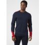 Longsleeve z merynosa męski Helly Hansen LIFA MERINO MIDWEIGHT CREW - Navy