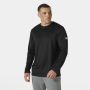 Longsleeve z filtrem UV męski Helly Hansen HH Tech Crew Long Sleeve 2.0 - Ebony