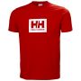 Koszulka bawełniana męska Helly Hansen HH Box T 2.0 - Alert Red