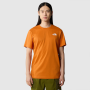 Koszulka bawełniana męska The North Face Redbox Tee - Desert Rust