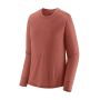 Longsleeve termoaktywny damski Patagonia LS Capilene® Cool Merino Shirt - Potters Red