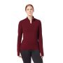 Koszulka z merynosem damska Royal Robbins Venturelayer 200 1/4 Zip LS - 593 - Burnt Grape Htr