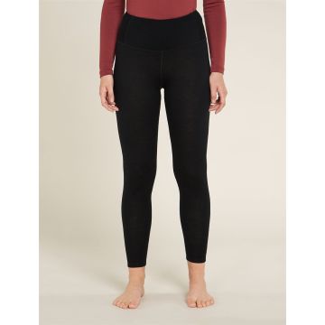 Kalesony termoaktywne damskie Icebreaker Merino 260 Tech High Rise Leggings - Black 1