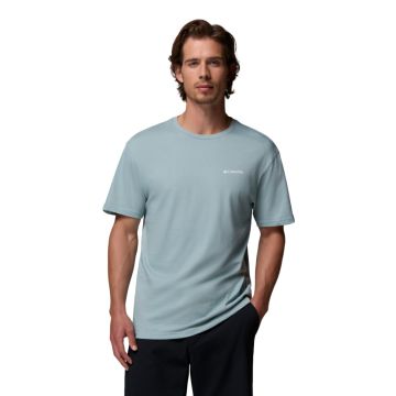 T-shirt bawełniany męski Columbia CSC Basic Logo™ SS Shirt - Crushed Blue 1