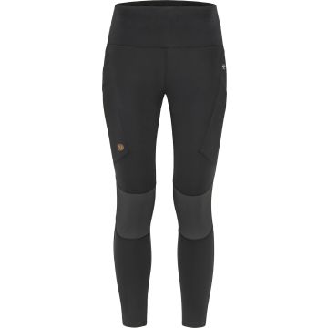 Spodnie trekkingowe damskie Fjallraven Abisko Trekking Tights Pro - Black/Iron Grey 1