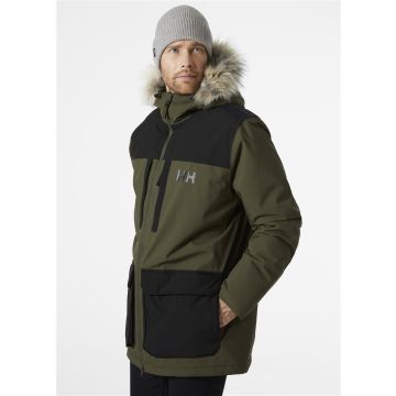 Kurtka ocieplana męska Helly Hansen PATROL PARKA - Utility Green 1