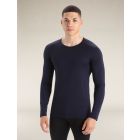 Koszulka termoaktywna męska Icebreaker Merino 200 Oasis LS Crewe - Midnight Navy 1