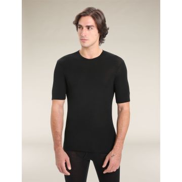 Koszulka termoaktywna męska Icebreaker Merino 175 Everyday SS Crewe - Black 1