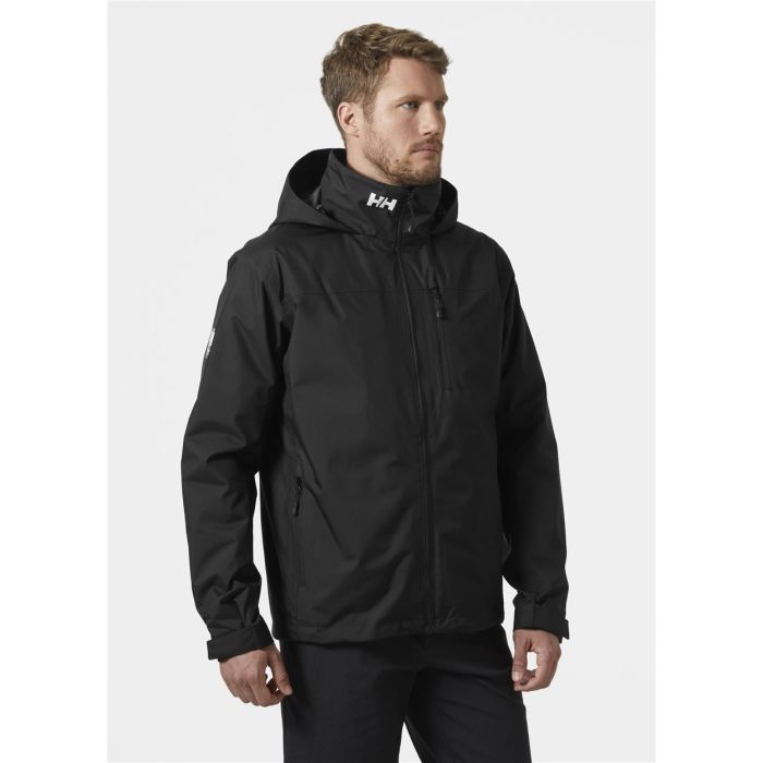 Helly Hansen CREW HOODED MIDLAYER JACKET 2 - Black