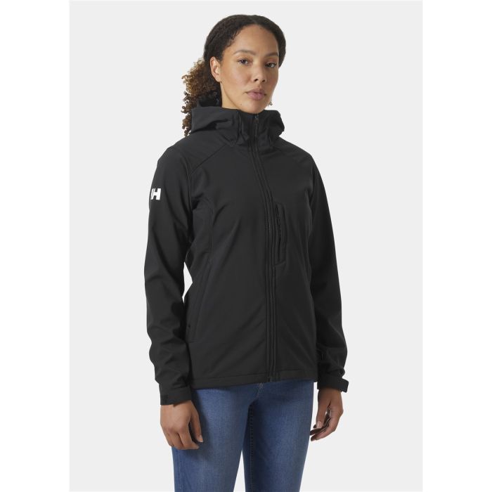 Helly Hansen PARAMOUNT HOODED SOFTSHELL JACKET - Black