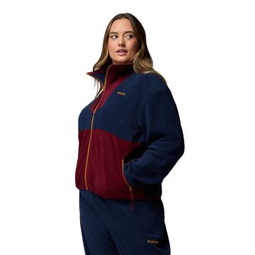 Polar damski Columbia Sequoia Grove™ Full Zip Fleece - Collegiate Navy, Rich Wine 1